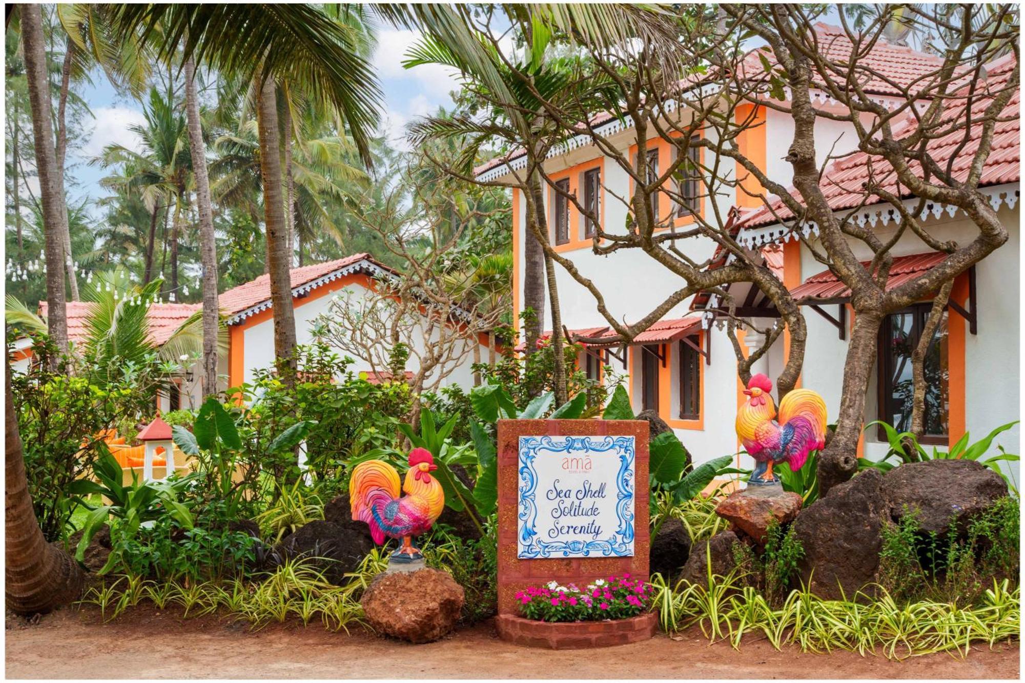Amã Stays & Trails Aguada Shell Villa , Goa Candolim Extérieur photo